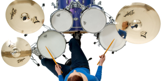 how to sit at a drum kit